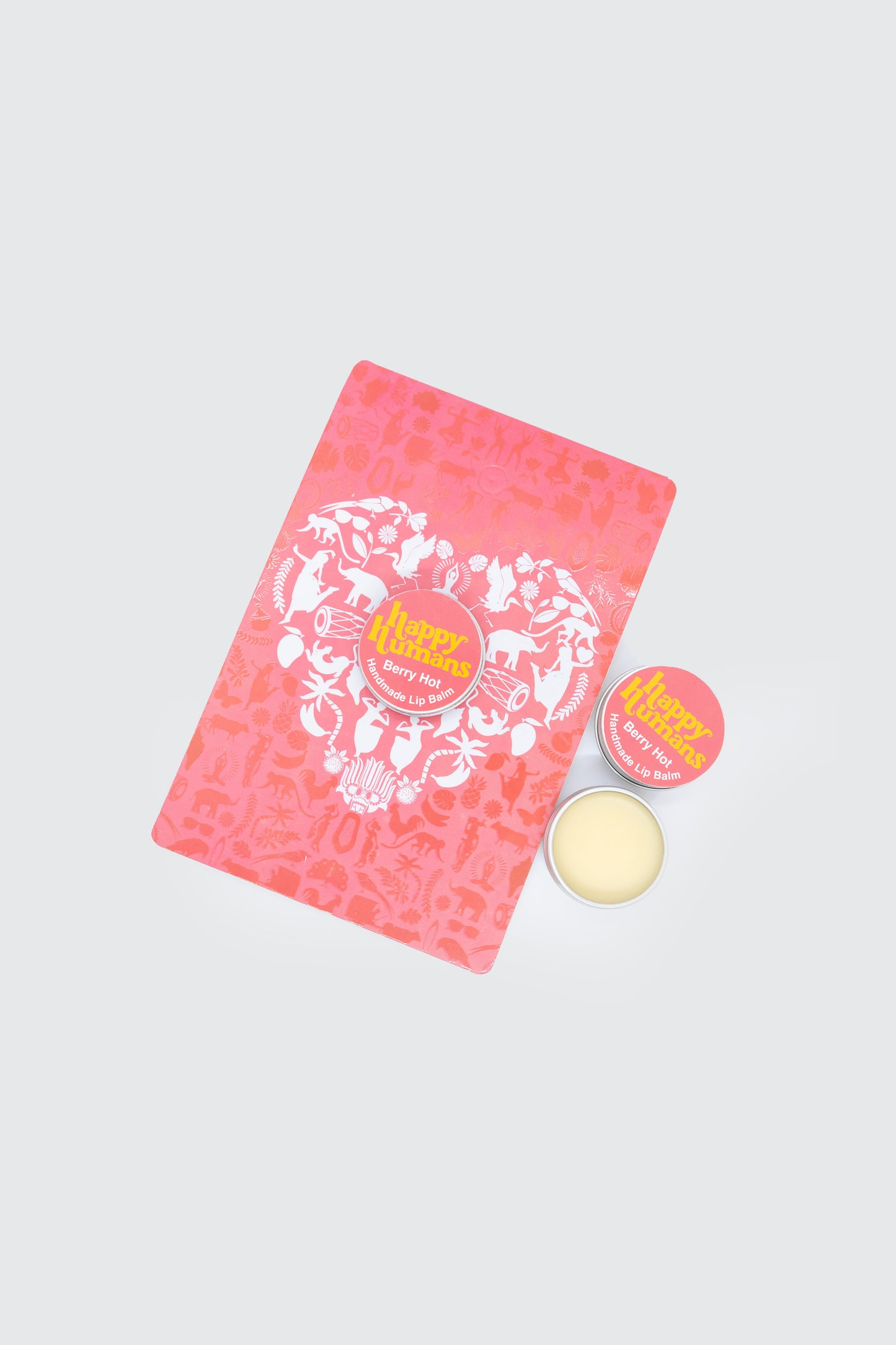 Happy Humans Berry Hot Strawberry Lip Balm 12g