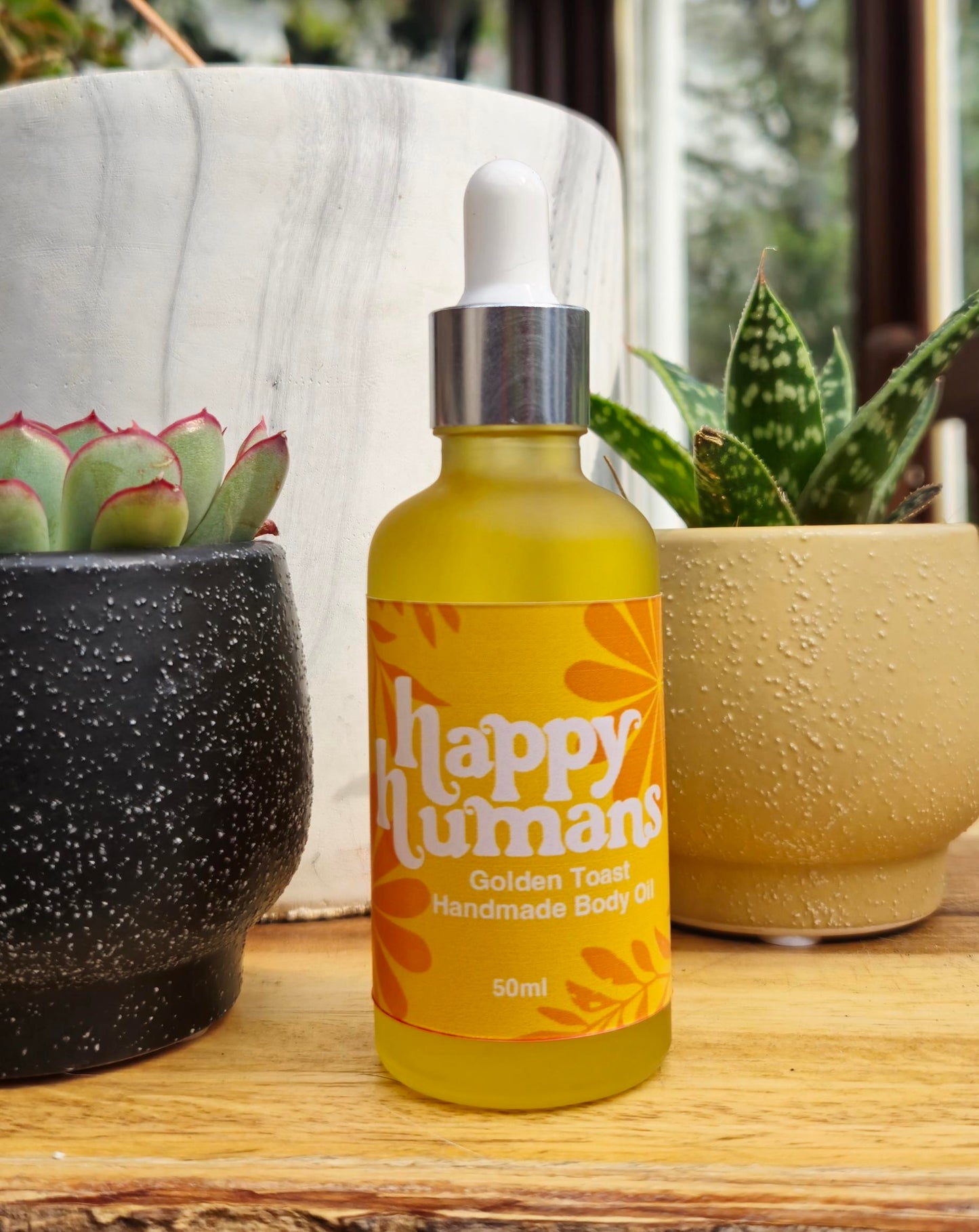 Happy Humans - Golden Toast Vanilla Body Oil 50ml