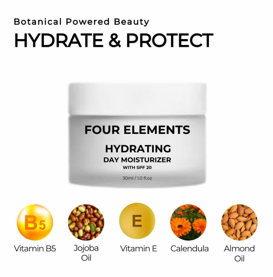 Four Elements- Hydrating Daily Moisturizer SPF 20 30ml