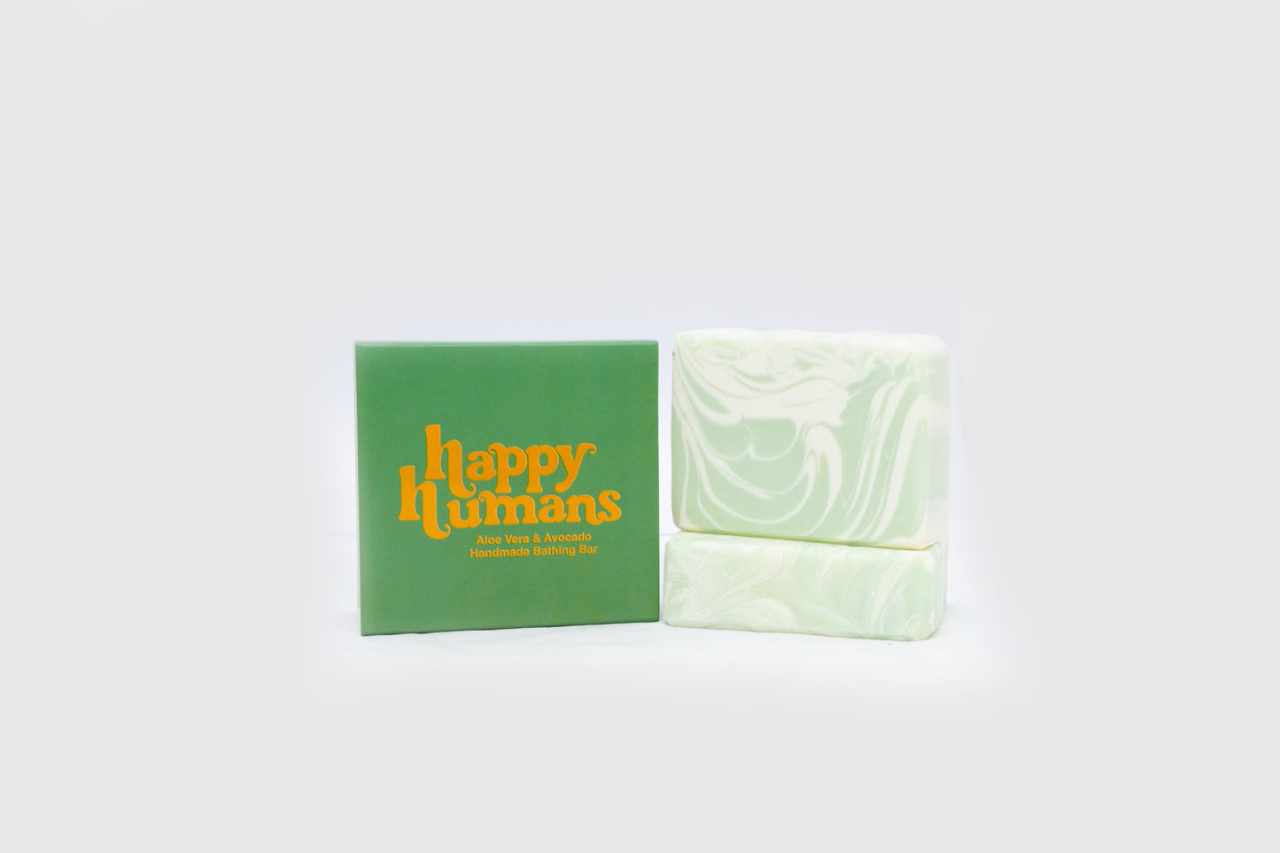 Happy Humans Bathing Bar - Aloe Vera and Avocado 100g
