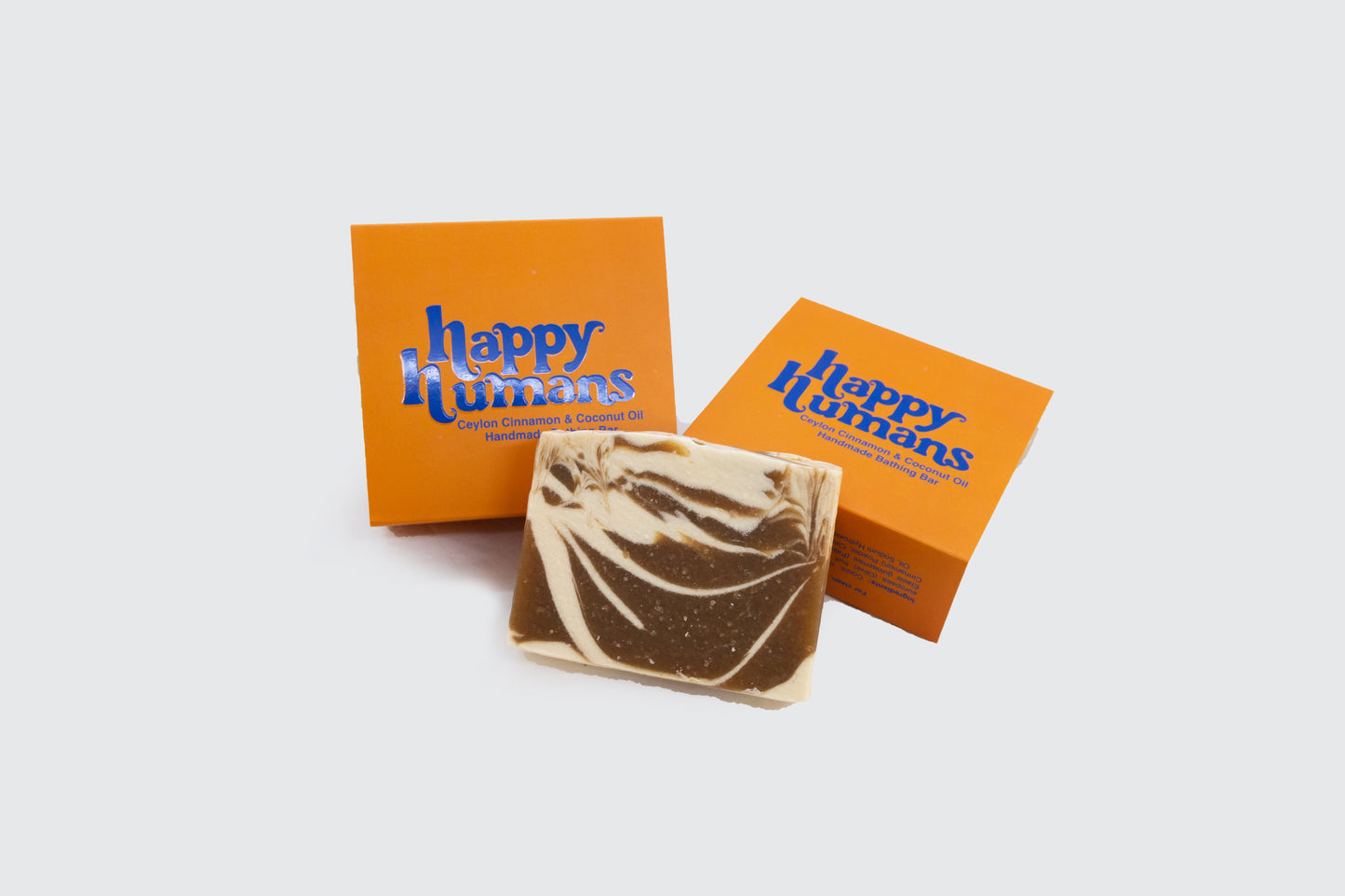 Happy Humans Bathing Bar - Ceylon Cinnamon & Coconut Oil 100g