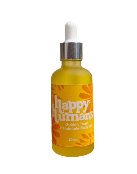 Happy Humans - Golden Toast Vanilla Body Oil 50ml