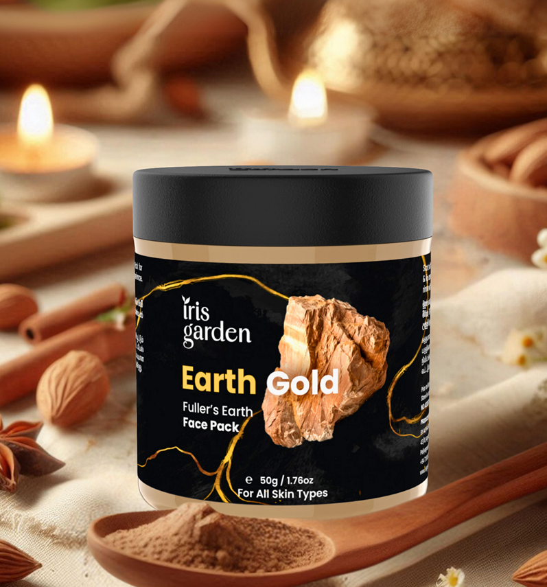 Iris Garden - Earth Gold Fuller's Earth Face Pack 50g