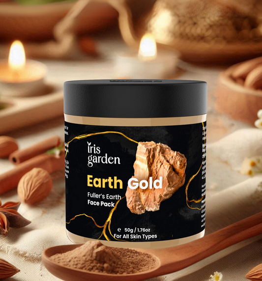 Iris Garden - Earth Gold Fuller's Earth Face Pack 50g